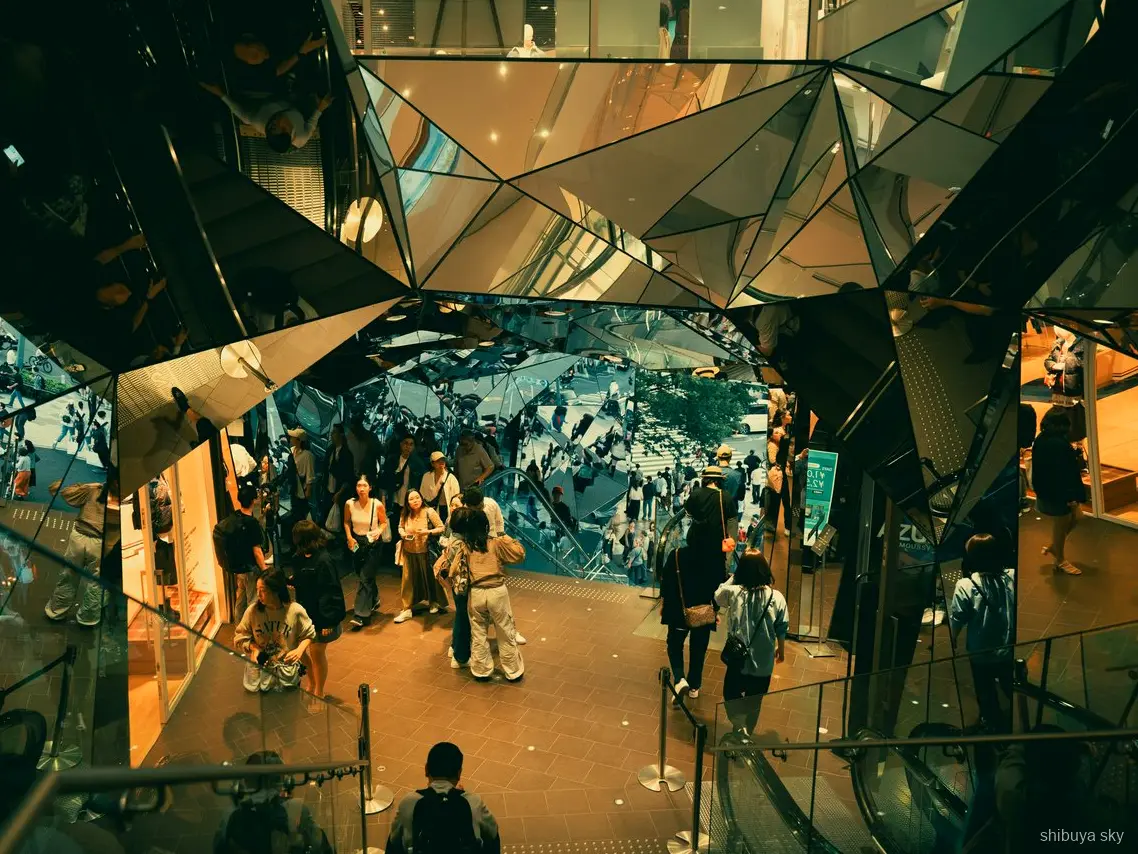 Excursió de vespre a Shibuya Sky, botigues de Cat Street