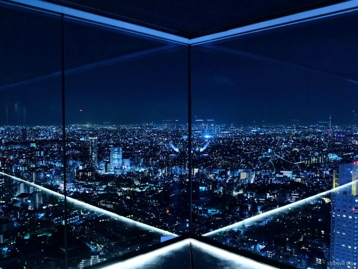 Excursió amb entrada amb franja horària a Shibuya Sky, skyline nocturn