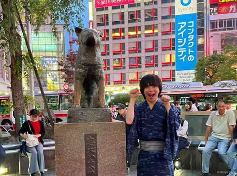 Excursió a Shibuya Sky amb entrada i yukata, carrers de Shibuya