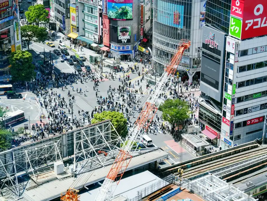 Tour de cultura pop Shibuya Sky, tiendas de Center Gai