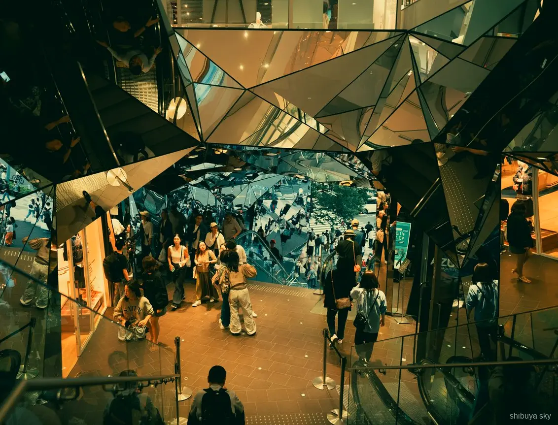 Tour de tarde Shibuya Sky, boutiques de Cat Street