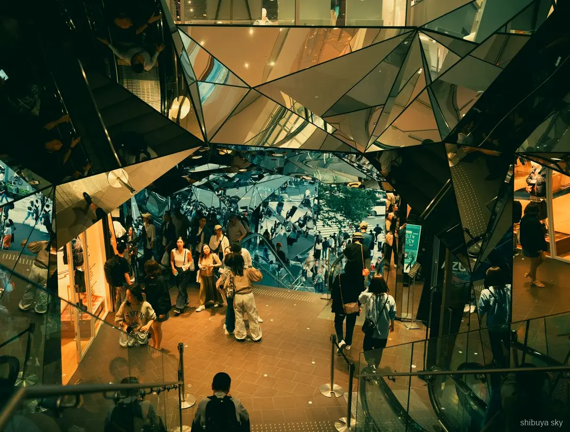 Tour serale Shibuya Sky, boutique di Cat Street