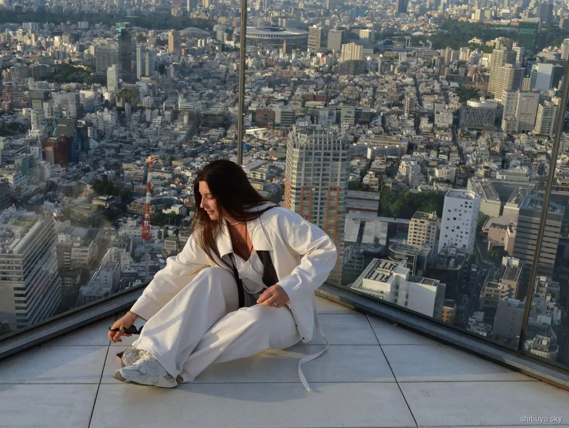 Biglietto Shibuya Sky, vista diurna dello skyline di Tokyo